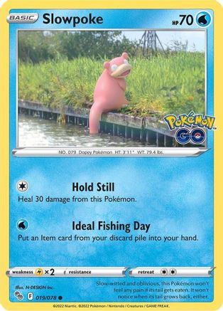 Slowpoke (019/078) [Pokémon GO] | Silver Goblin