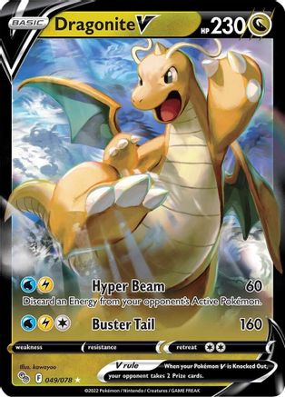 Dragonite V (049/078) [Pokémon GO] | Silver Goblin