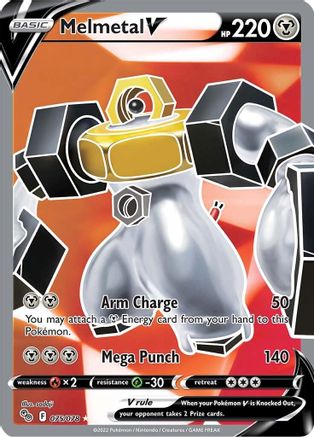 Melmetal V (Full Art) (75) Holofoil - Pokemon GO