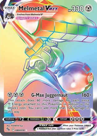 Melmetal VMAX (Secret) (80) Holofoil - Pokemon GO