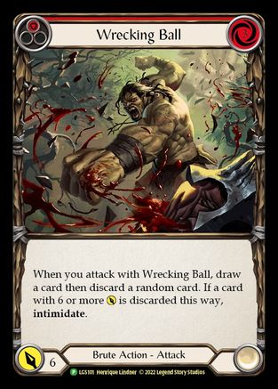 Wrecking Ball - LGS101 (LGS101) Rainbow Foil - Flesh and Blood: Promo Cards
