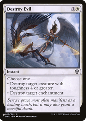 Destroy Evil [The List Reprints] | Silver Goblin