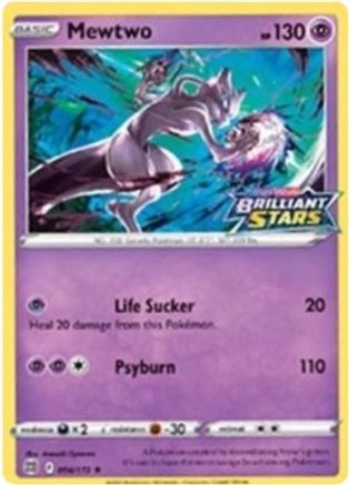 Mewtwo - 056/172 (Brilliant Stars Stamped) (56) Holofoil - Miscellaneous Cards & Products
