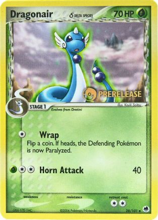 Dragonair (Delta Species) - 28/101 (Prerelease) (28) - Nintendo Promos