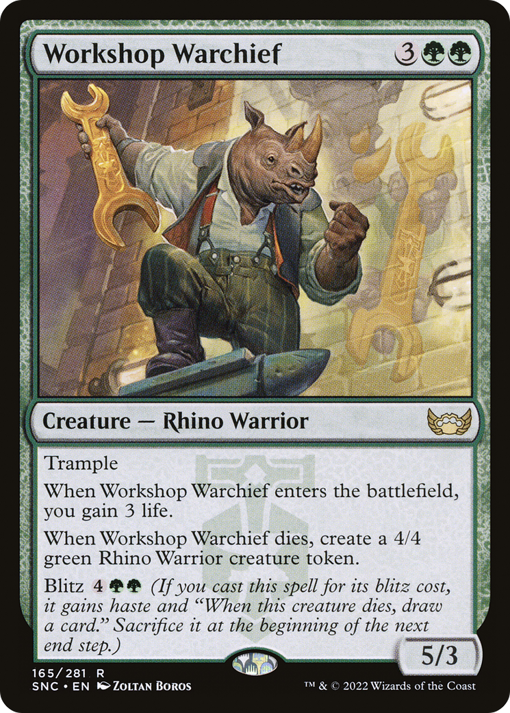 Workshop Warchief (165) Foil - Streets of New Capenna