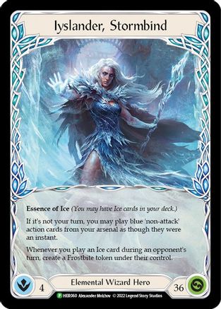 Iyslander, Stormbind (HER060) Cold Foil - FaB Promos