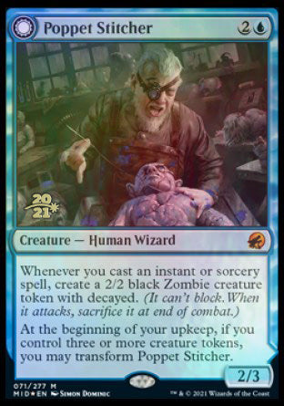 Poppet Stitcher // Poppet Factory [Innistrad: Midnight Hunt Prerelease Promos] | Silver Goblin