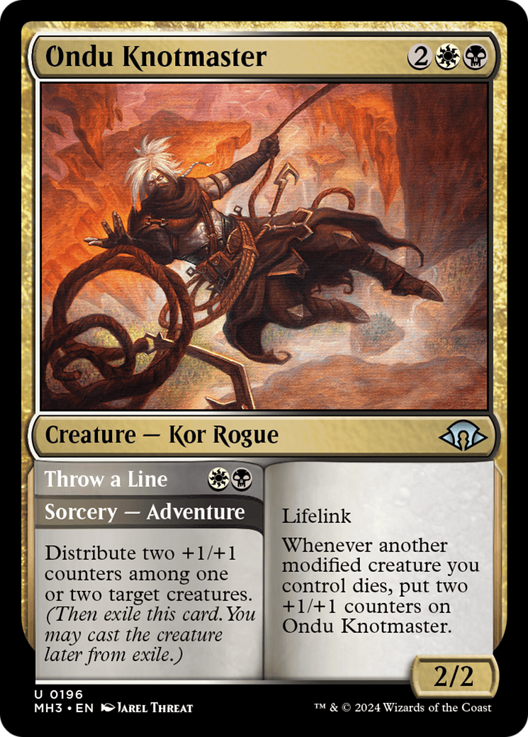 Ondu Knotmaster // Throw a Line [Modern Horizons 3] Foil