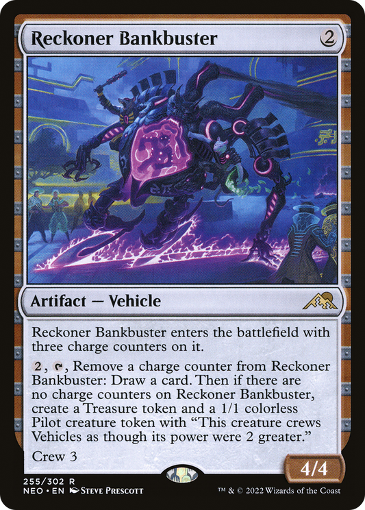 Reckoner Bankbuster [Kamigawa: Neon Dynasty] Foil