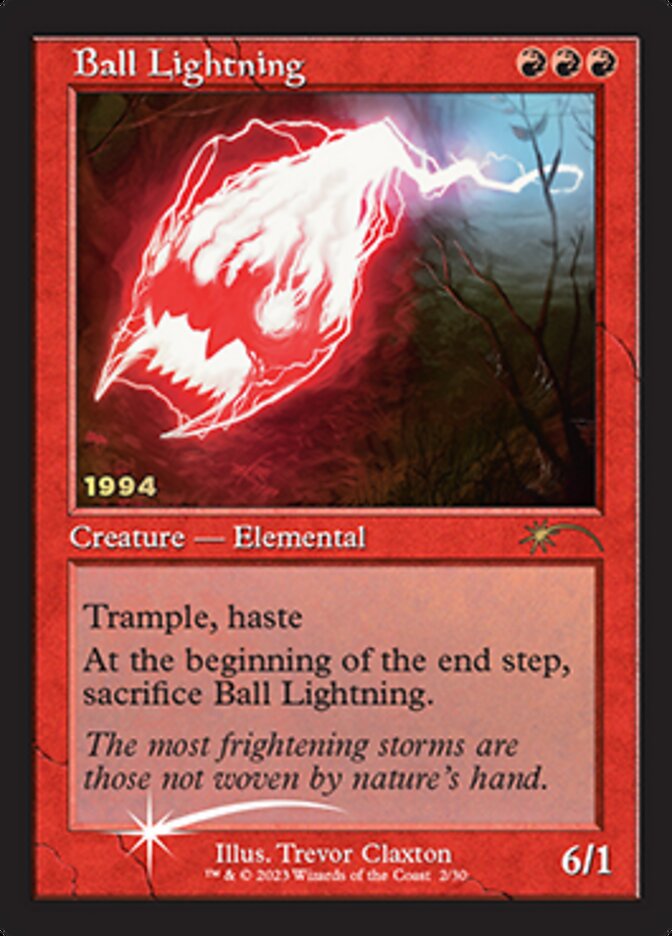 Ball Lightning [30th Anniversary Promos] | Silver Goblin