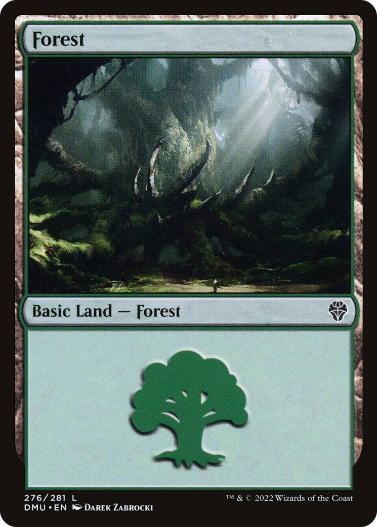 Forest (276) [Dominaria United] Foil