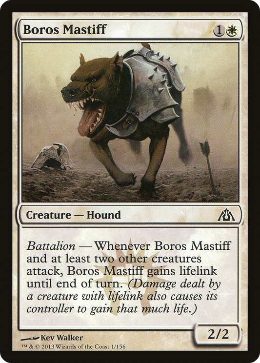 Boros Mastiff [Dragon's Maze] Foil
