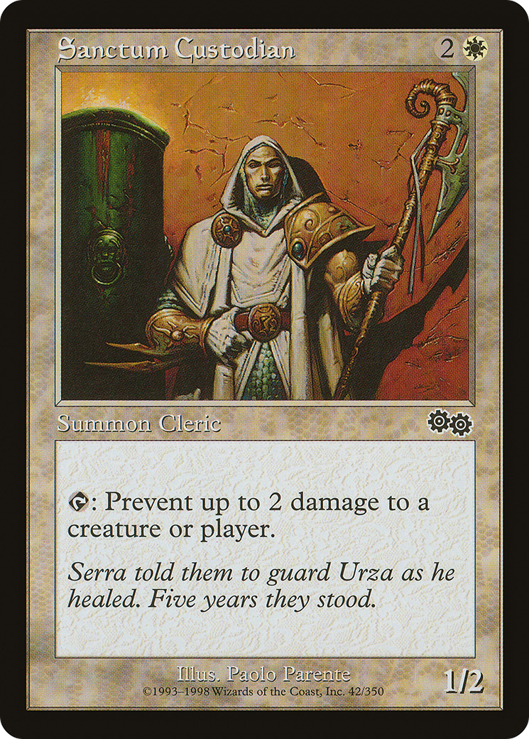 Sanctum Custodian [Urza's Saga] | Silver Goblin