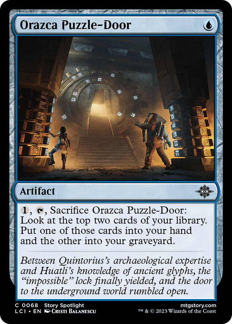 Orazca Puzzle-Door [The Lost Caverns of Ixalan] Foil