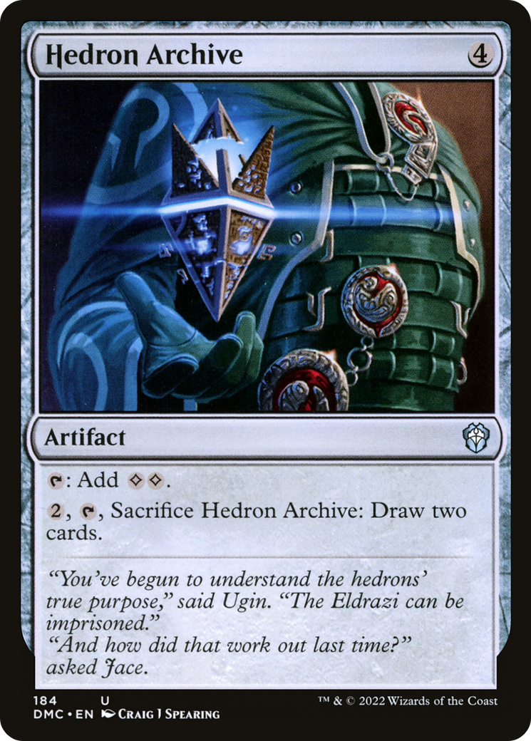 Hedron Archive [Dominaria United Commander] | Silver Goblin