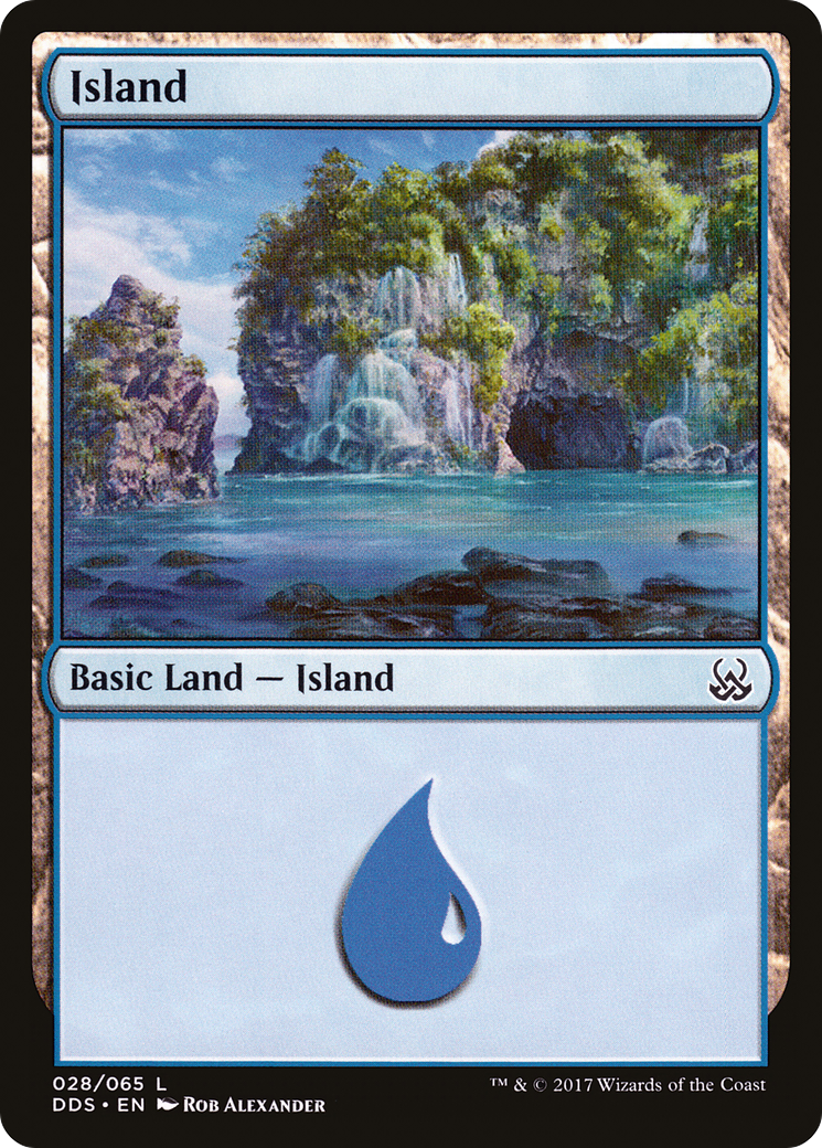 Island (28) [Duel Decks: Mind vs. Might] | Silver Goblin