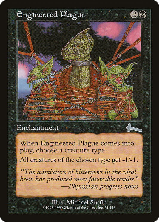 Engineered Plague [Urza's Legacy] Foil