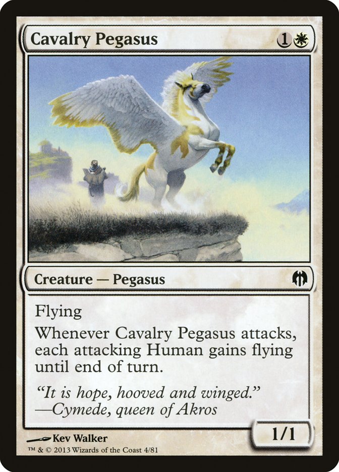 Cavalry Pegasus [Duel Decks: Heroes vs. Monsters] | Silver Goblin