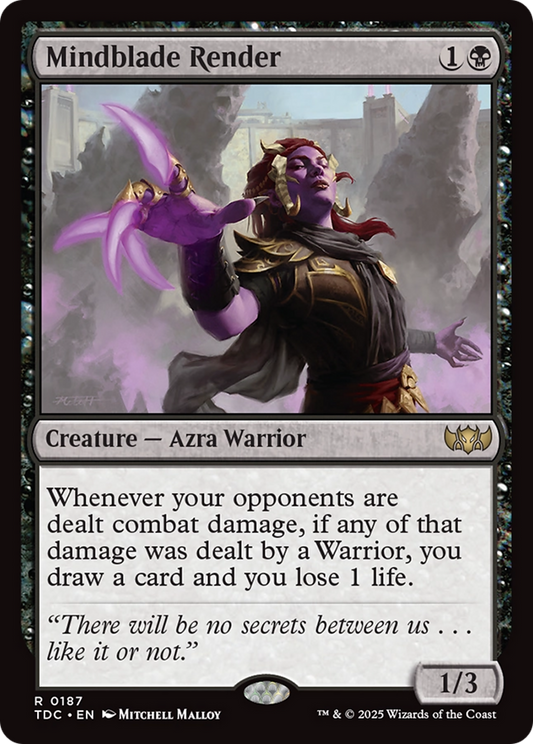 Mindblade Render (187) - Commander: Tarkir: Dragonstorm