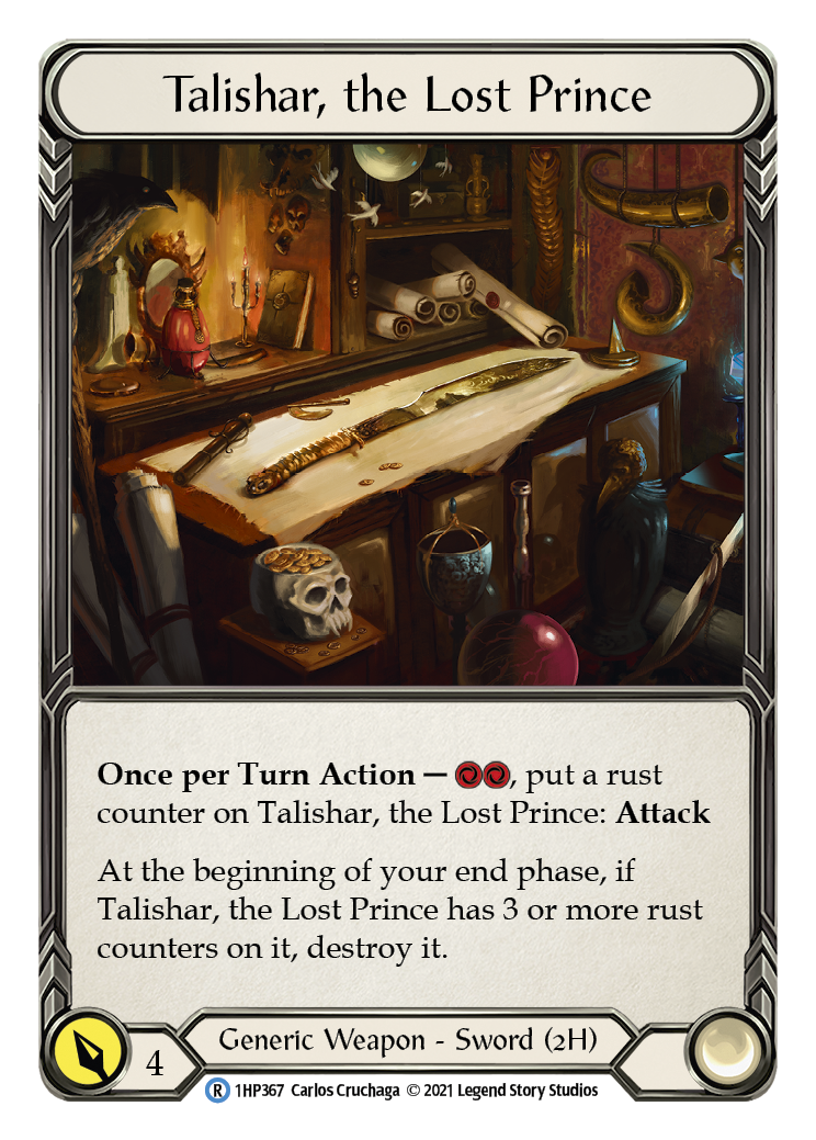 Talishar, the Lost Prince [1HP367] (History Pack 1) | Silver Goblin