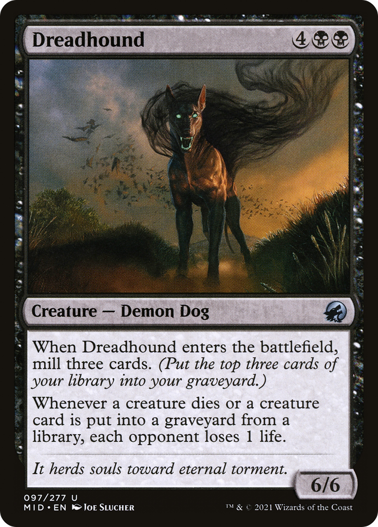 Dreadhound [Innistrad: Midnight Hunt] | Silver Goblin