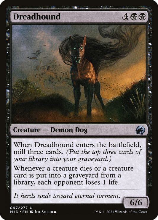 Dreadhound [Innistrad: Midnight Hunt] Foil
