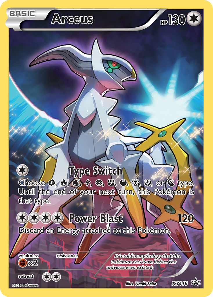 Arceus (XY116) [XY: Black Star Promos] | Silver Goblin