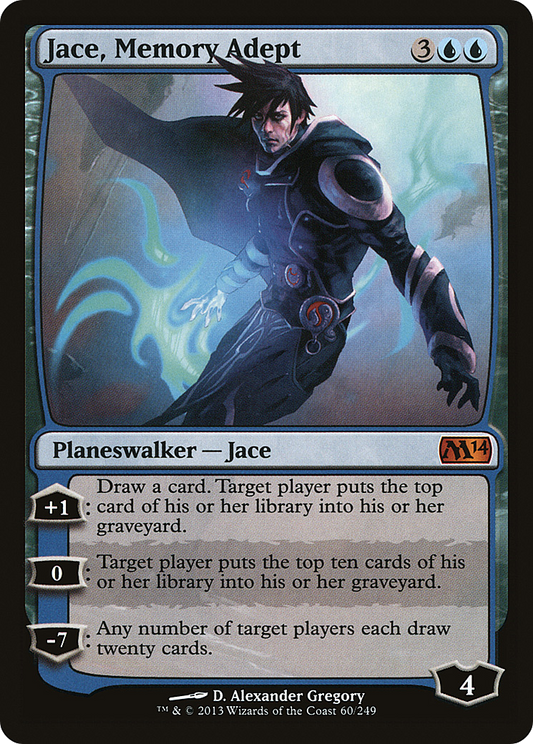 Jace, Memory Adept [Magic 2014] Foil