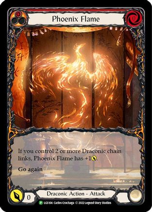 Phoenix Flame - LGS104 Rainbow Foil (LGS104) - Flesh and Blood: Promo Cards | Silver Goblin