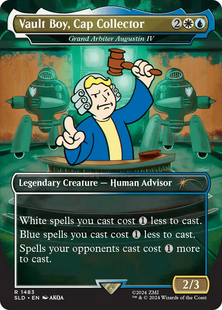 Vault Boy, Cap Collector - Grand Arbiter Augustin IV [Secret Lair Drop Series] | Silver Goblin