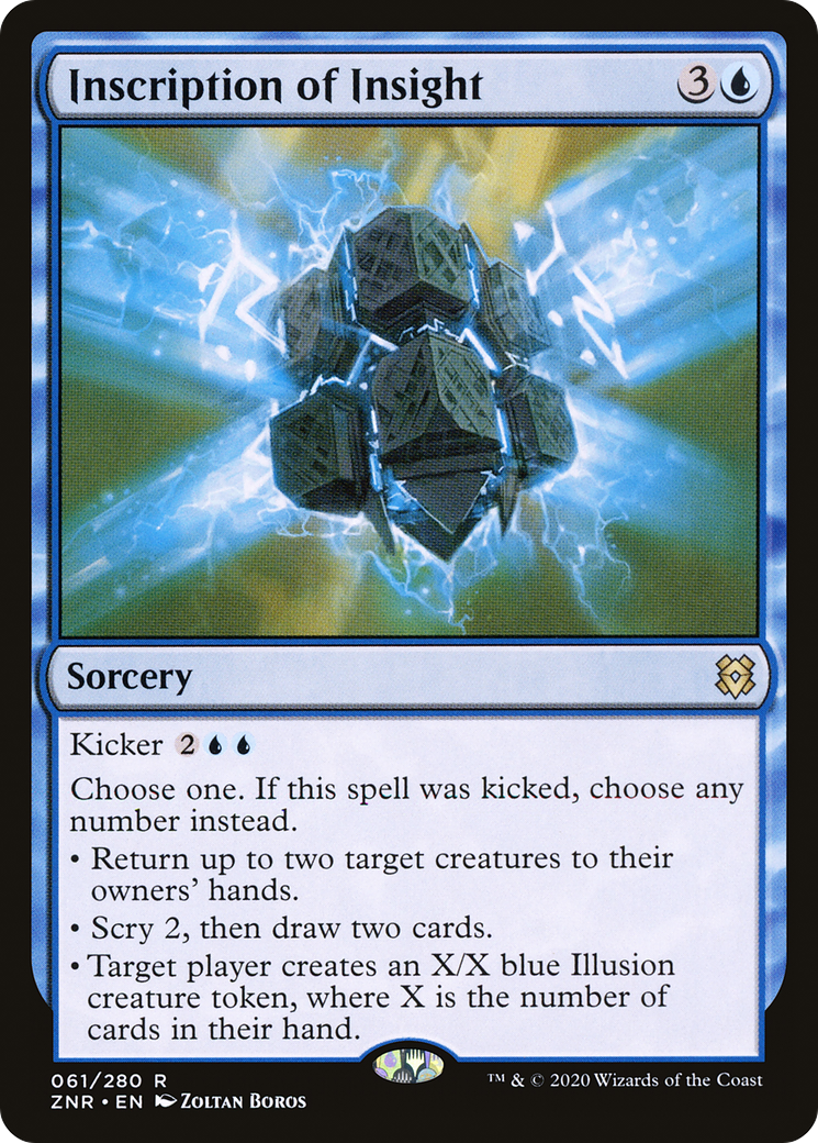 Inscription of Insight [Zendikar Rising] Foil