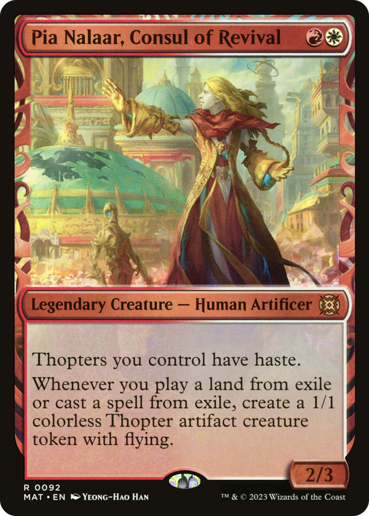 Pia Nalaar, Consul of Revival (Showcase) [March of the Machine: The Aftermath] Foil