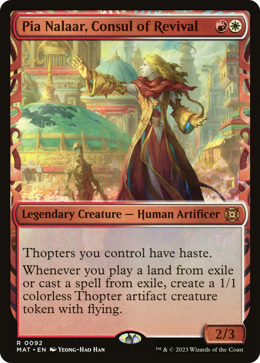 Pia Nalaar, Consul of Revival (Showcase) [March of the Machine: The Aftermath] Foil