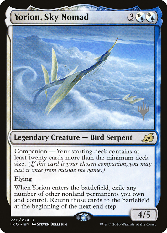 Yorion, Sky Nomad (Promo Pack) [Ikoria: Lair of Behemoths Promos] Foil