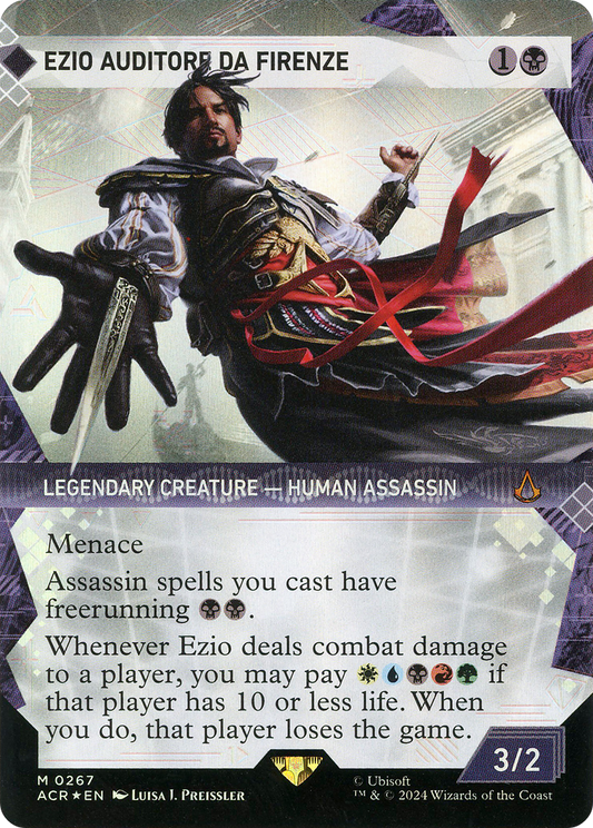 Ezio Auditore da Firenze: (Showcase)(Borderless) Foil (267)
