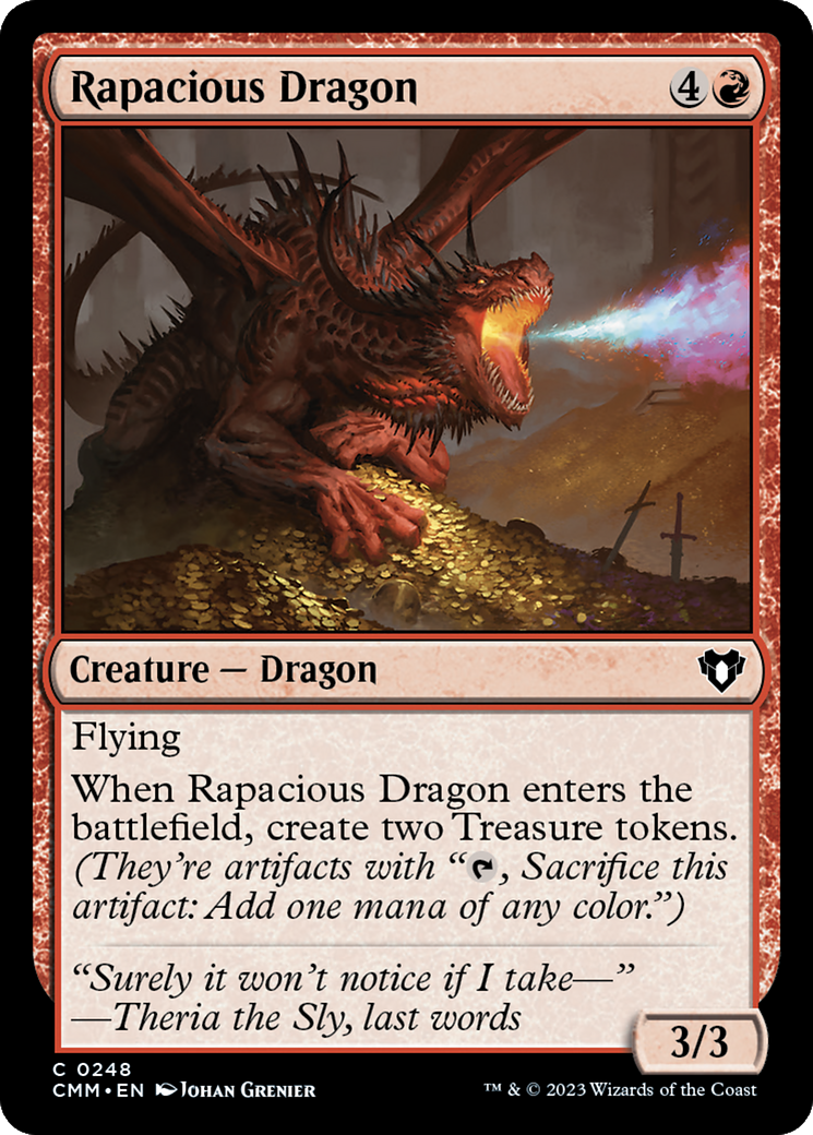 Rapacious Dragon [Commander Masters] | Silver Goblin