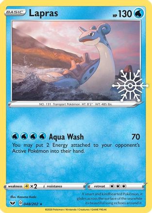 Lapras - 048/202 (Holiday Calendar) (48) Holofoil - Miscellaneous Cards & Products