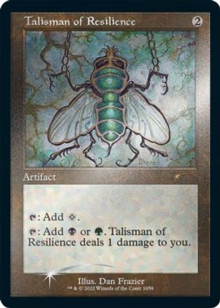 Talisman of Resilience (Retro Frame) (Foil Etched) (1059) Foil - Secret Lair Drop Series