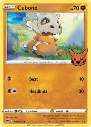 Cubone (69) - Trick or Trade BOOster Bundle