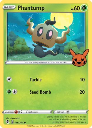 Phantump (016/264) [Trick or Trade] | Silver Goblin