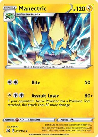 Manectric (55) - Lost Origin