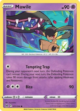 Mawile (71) Reverse Holofoil - Lost Origin