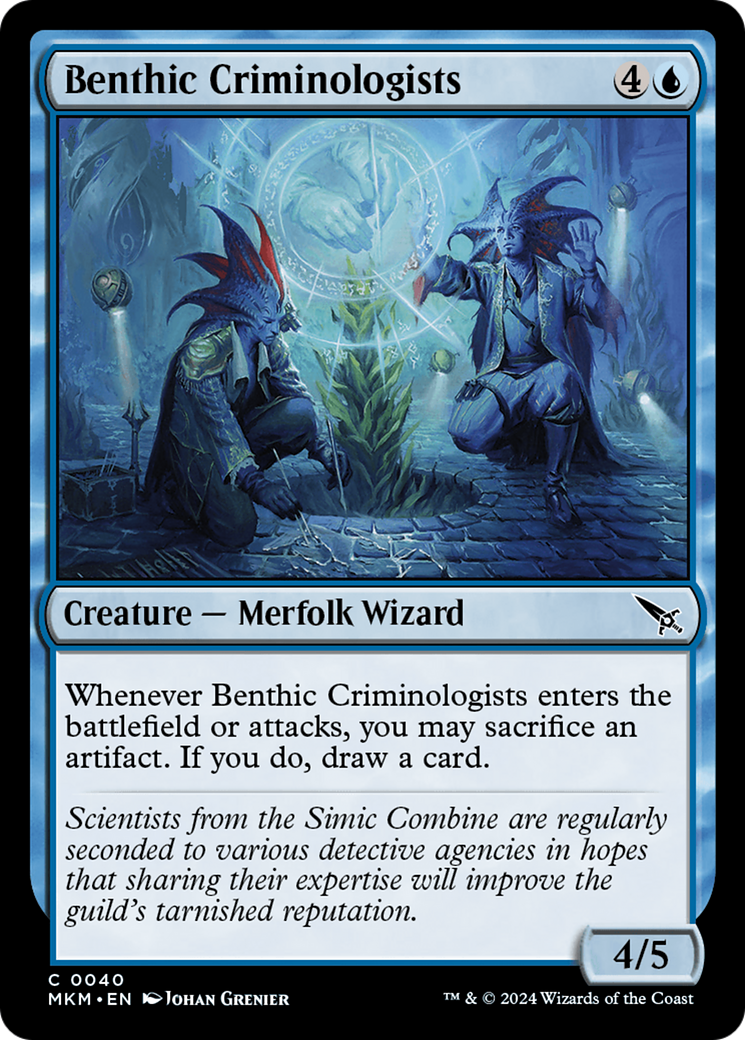 Benthic Criminologists [Murders at Karlov Manor] Foil