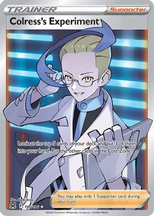 Colress's Experiment (Full Art) (190) Holofoil - SWSH11 Lost Origin