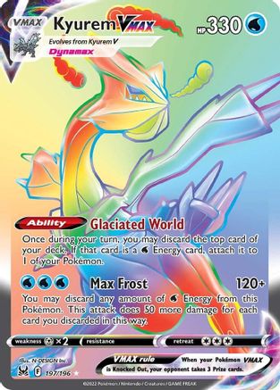 Kyurem VMAX (Secret) (197) Holofoil - Lost Origin