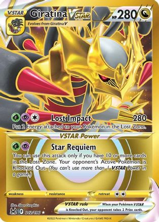 Giratina VSTAR (212) (Secret) (212) Holofoil - Lost Origin
