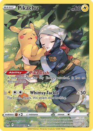 Pikachu (TG05) Holofoil - SWSH11 Lost Origin Trainer Gallery