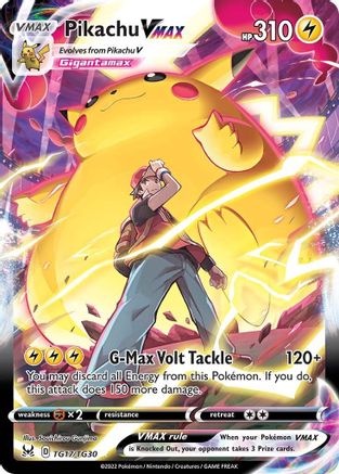 Pikachu VMAX (TG17) Holofoil - Lost Origin Trainer Gallery