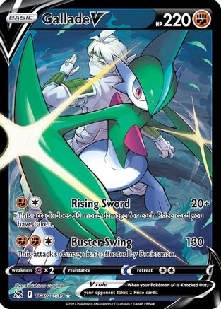 Gallade V (TG19) Holofoil - SWSH11 Lost Origin Trainer Gallery