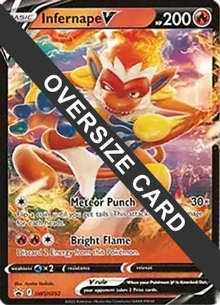 Infernape V (SWSH252) (Jumbo Card) [Sword & Shield: Black Star Promos] | Silver Goblin